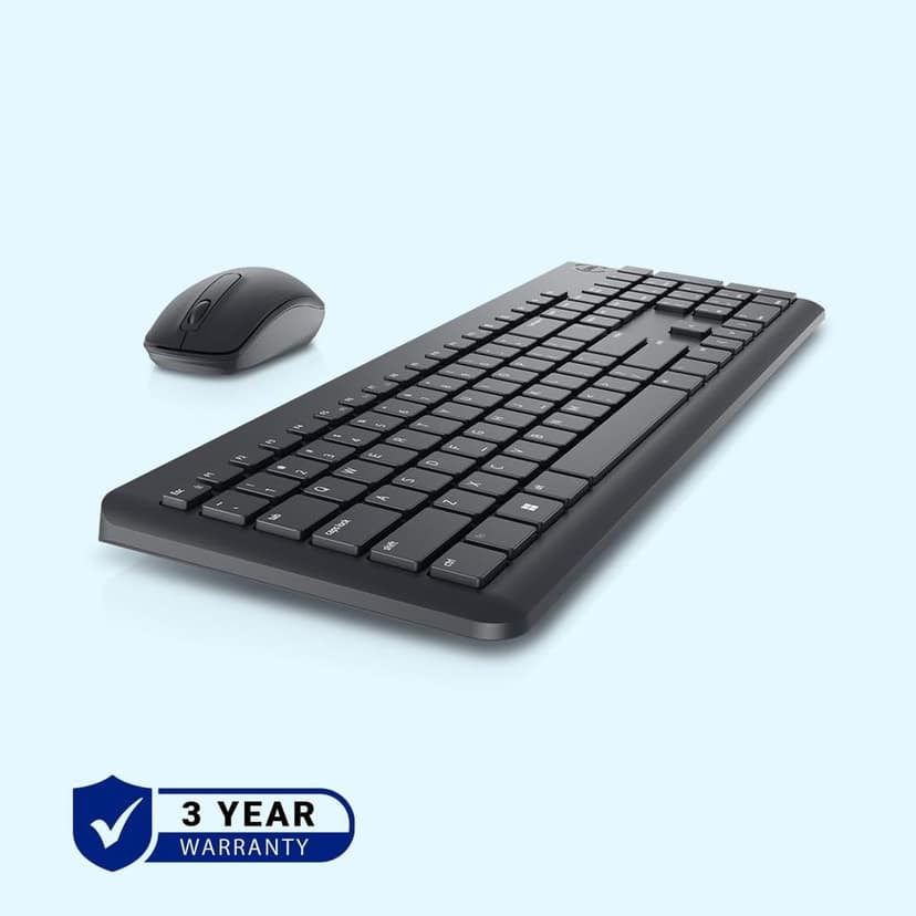 Dell USB Wireless Keyboard and Mouse combo - KM3322W, Anti-Fade & Spill-Resistant Keys, up to 36 Month Battery Life view 5
