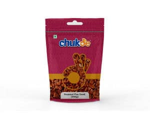 Chukde Spices Healthy Bytes Roasted Flax Seeds, 200 gm