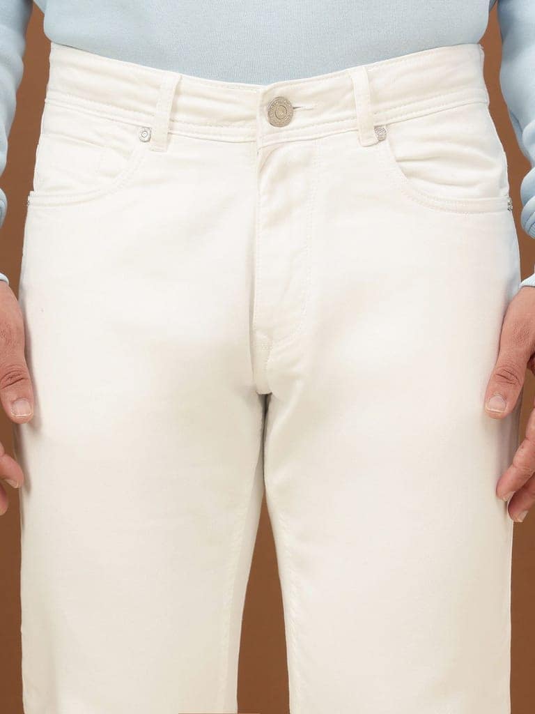 Richlook Men White Slim Fit Jeans view 6
