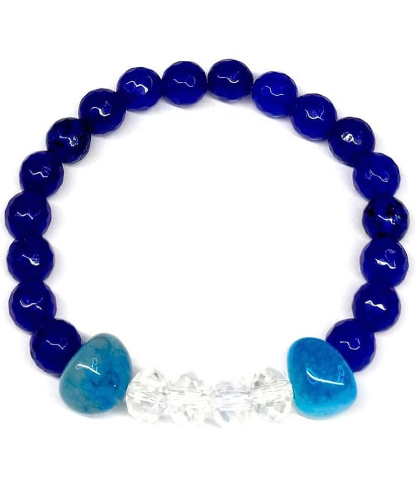 DAIVYA WELLNESS - Blue Bracelet ( Pack of 1 )