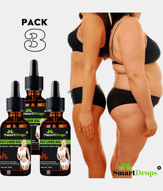 Smartdrops Fat Burner Oil Shaping & Firming Oil 90 mL Pack of 3