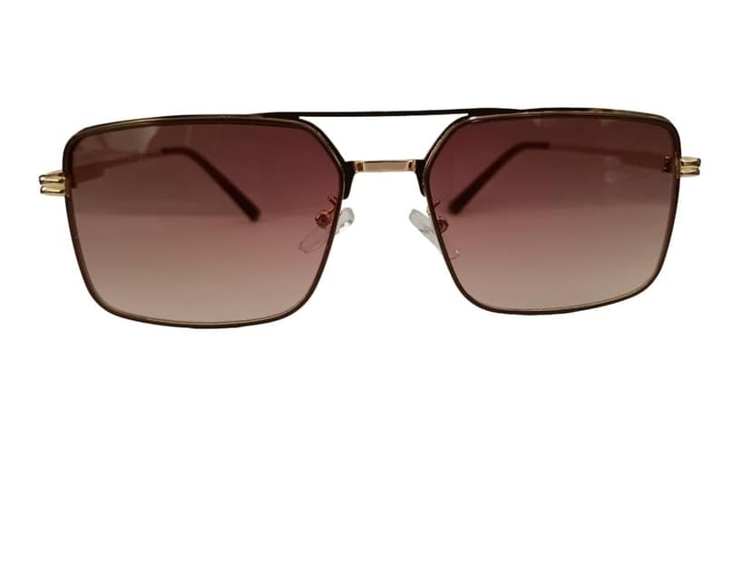 MD Style UV Protected Full Rim Square Metal Frame Sunglasses/Vintage Sunglasses for Men and Women view 2