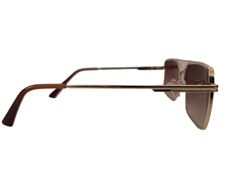 MD Style UV Protected Full Rim Square Metal Frame Sunglasses/Vintage Sunglasses for Men and Women view 5