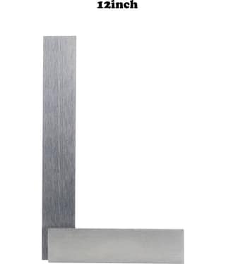 LAXMI Metal High Grade Engineering Try Square 12inch(Silver) Analog Carpenter Squares