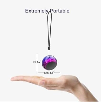 Mini Boost 4 Bluetooth Speaker 4D Mini Electroplating Round Steel Speaker - Multicolor Random Colour - Pack of 1 view 6
