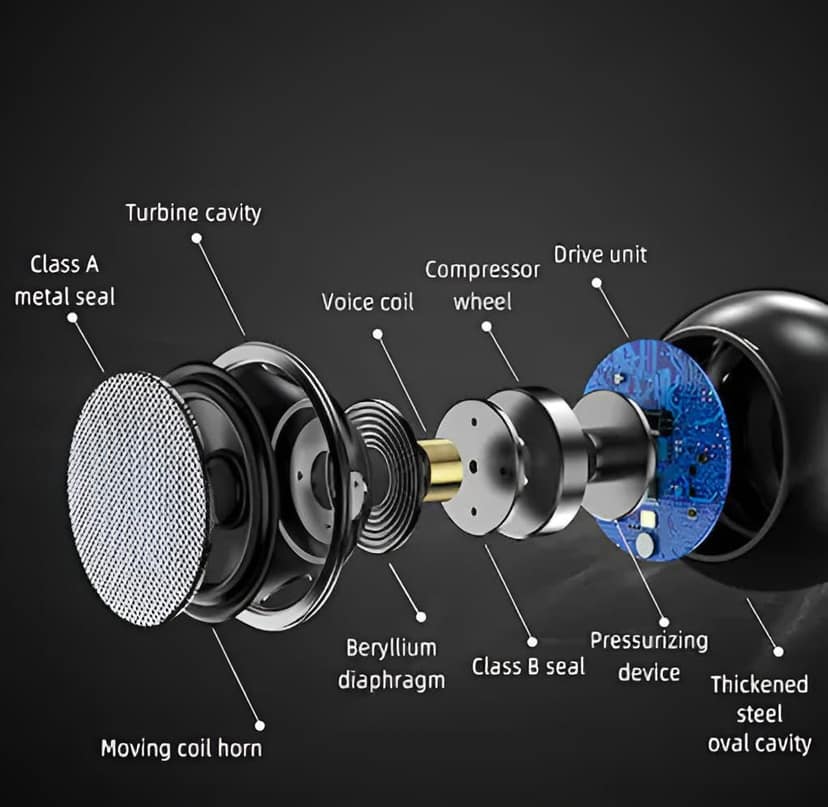 Mini Boost 4 Bluetooth Speaker 4D Mini Electroplating Round Steel Speaker - Multicolor Random Colour - Pack of 1 view 8