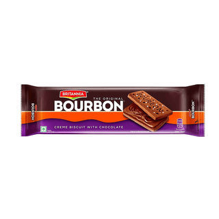 Britannia Bourbon - The Original Choco Creme Sandwich Biscuit, 150 G