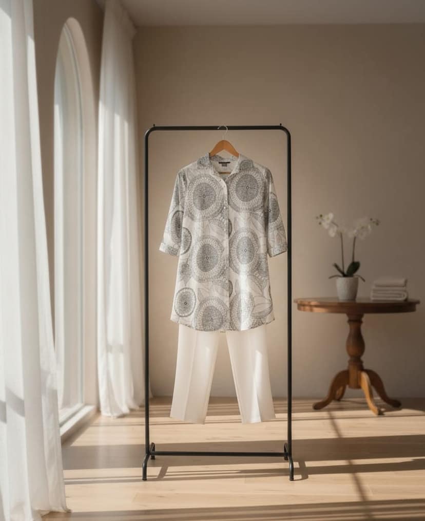 Glamvila White and Black Co Ord Set view 2