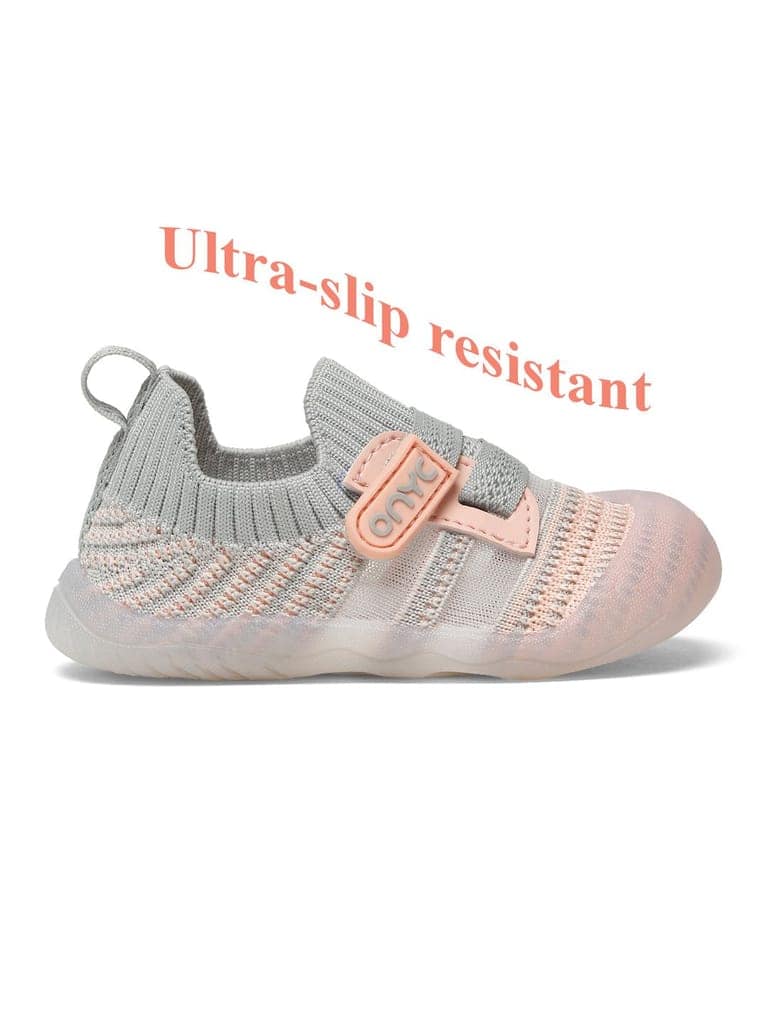 Smooth Toddlers' First Step Shoes - Peach (Unisex) view 6