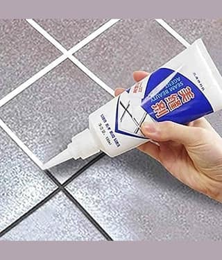 Waterproof Tile Gap/Crack/Grout Filler Water Resistant Silicone Sealant for DIY Home Sink Gaps/Tiles Gaps/Grouts Repair Filler Tube For Home