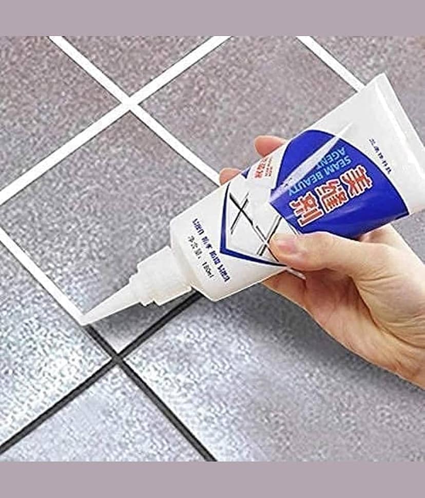 Waterproof Tile Gap/Crack/Grout Filler Water Resistant Silicone Sealant for DIY Home Sink Gaps/Tiles Gaps/Grouts Repair Filler Tube For Home