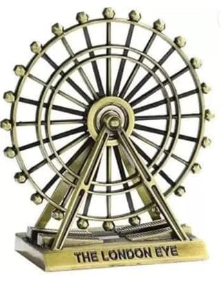Shri Baba Art - 1 Set For Statue Study Office Desk Decor Showpiece Gift Decoration Accessories Items Decorative Showpeice For Home (The London Eye), Bronze