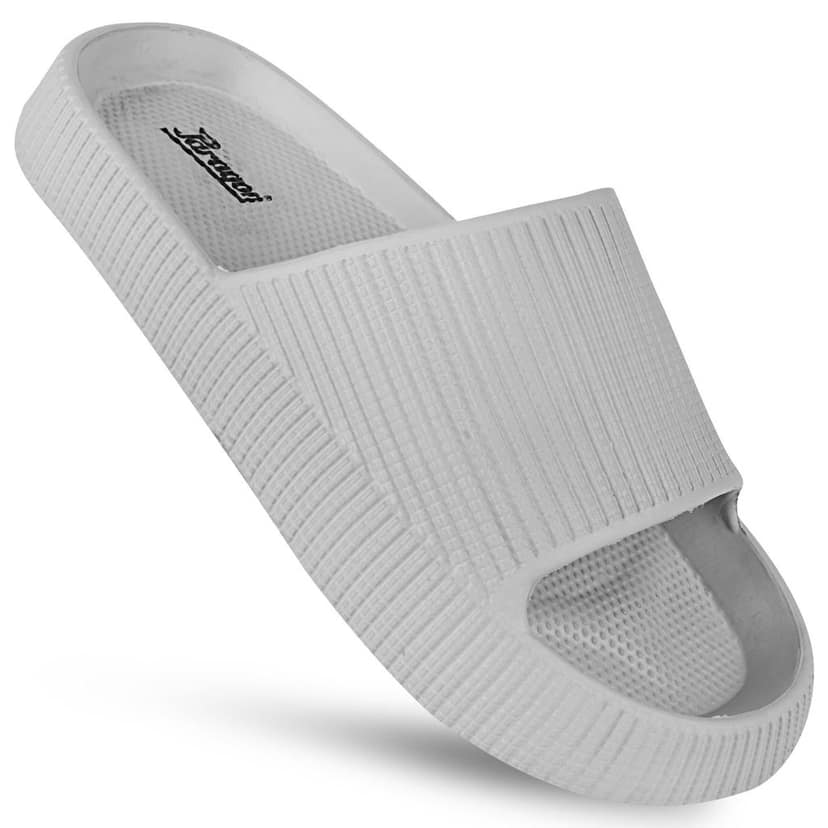 Paragon Everyday Comfort Lightweight, Durable, Waterproof Slides for Men with Modern Weave Design and Extra Sole Support | Casual Slider Sandals for Men view 2