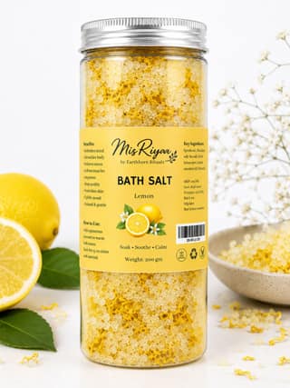 MisRiyaa Bath Salt Lemon - 200g