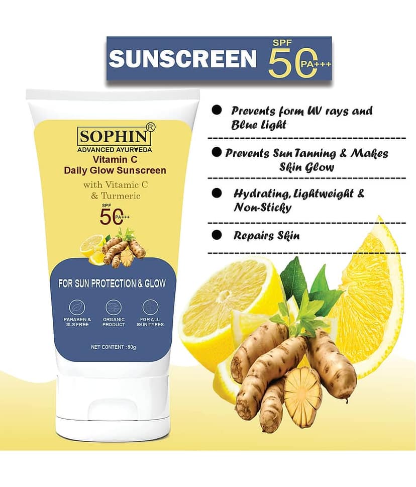 SOPHIN SPF 50 Sunscreen Cream For All Skin Type ( Pack of 2 ) view 2