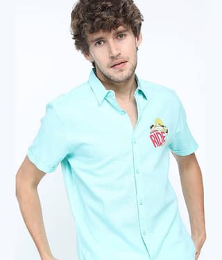 Ketch 100% Cotton Slim Fit Solids Half Sleeves Men's Casual Shirt - Multi ( Pack of 1 )