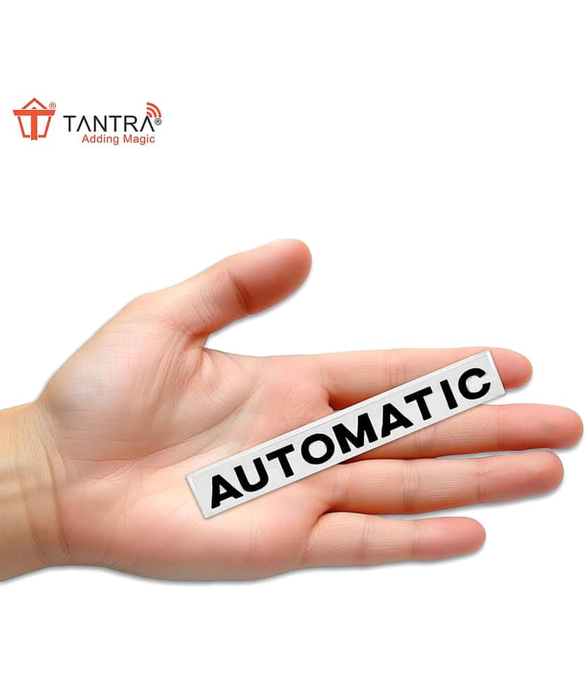 Tantra 3D Logo In Car Sticker