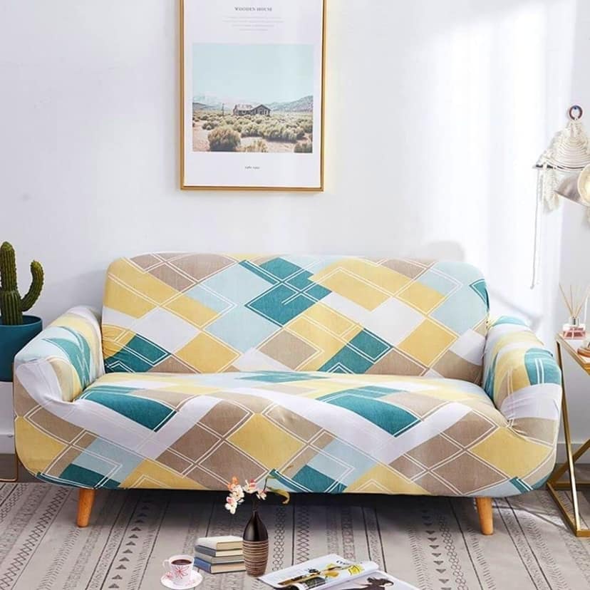 PENTHOOM Elastic Sofa Cover, Stretchable Sofa Cover with High-Density Fabric Universal Sofa Cover Slip Cover