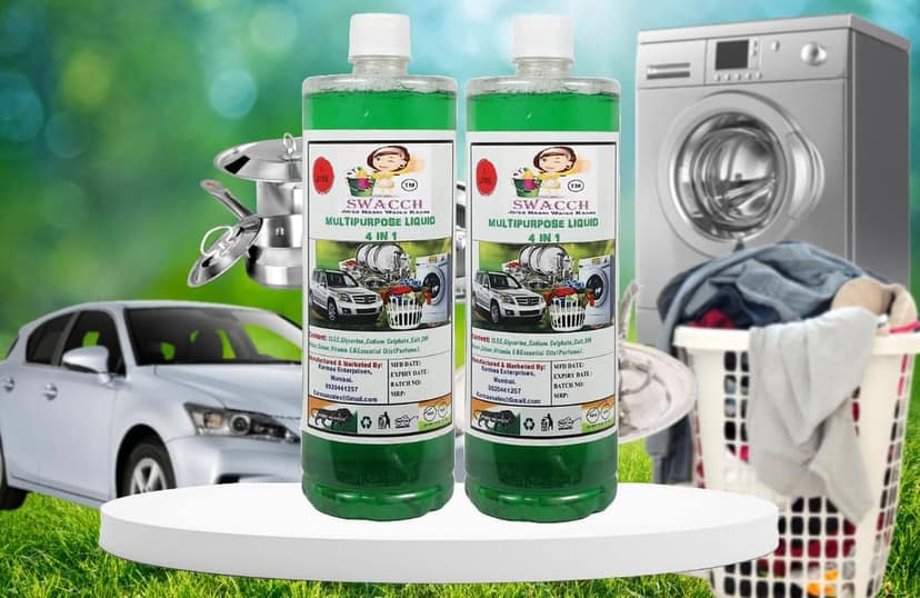 Swacch Multipurpose Liquid 4 IN 1 (1 Litre) (Pack of 2)
