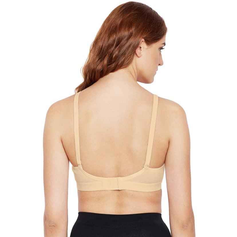 Bodycare 100% Cotton Non Padded Non wired Seamless Bra-Pack of 3 view 3
