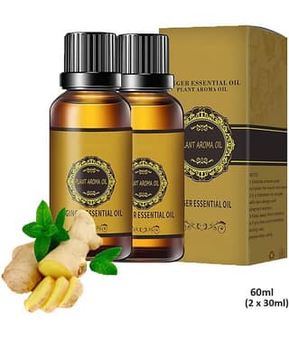 Donnara Organics Ginger Essential oil For Belly Fat Shaping & Firming Gel 60 mL