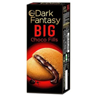 Sunfeast Dark Fantasy Big Choco Fills, 150G, Big Crunchy Cookies Filled With Choco CrÃ¨me