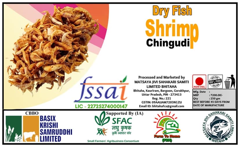 Dry Fish | Shrimp | Chingudi - 250gm view 3