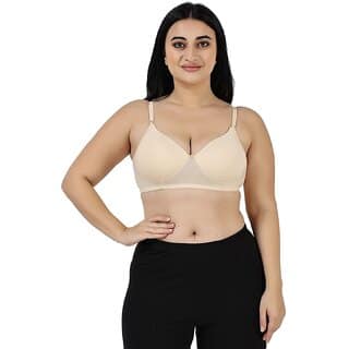 Loving Care Women T-Shirt Lightly Padded Bra (Skin)