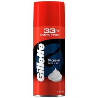 Gillette Foam Shave Lathers Quickly & Hydrates Regular 418 Gms