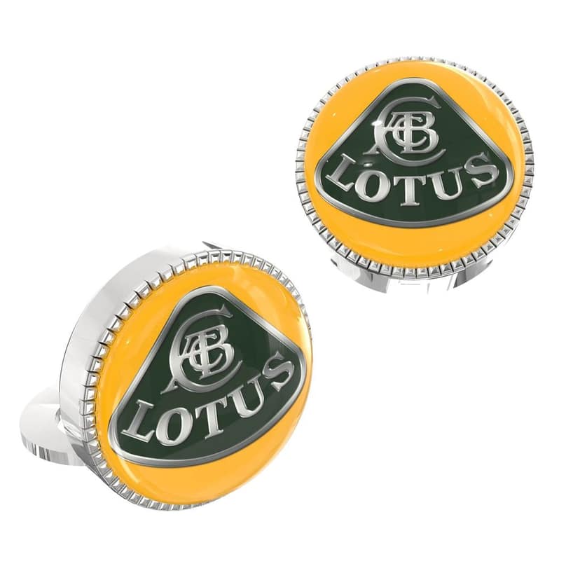 The Smart Buttons - Shirt Button Cover Cufflinks for Men - Lotus Style view 2