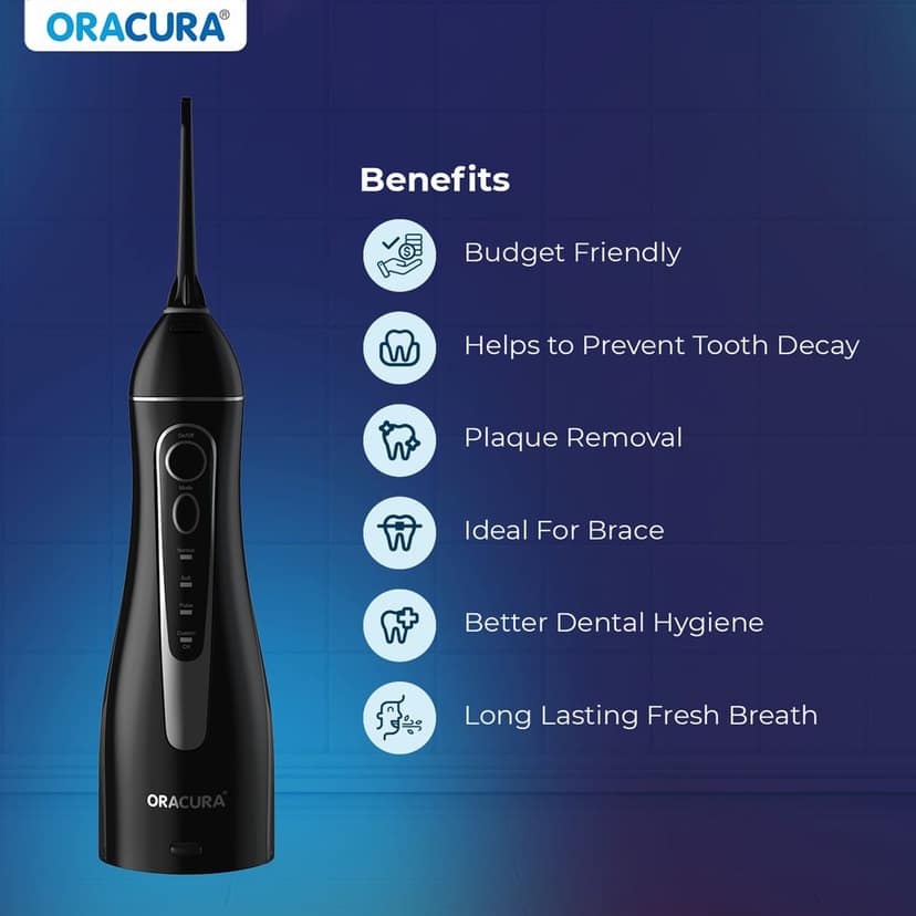 Oracura OC200 LITE Smart Plus Water Flosser Black view 2