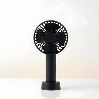 Tecsox Breeze One Portable Handheld Fan | 3 Hour LED Indicator | Quiet Cooling Tecsox Breeze One Portable Handheld Fan | 3 Hour LED Indicator | Quiet Cooling - Black