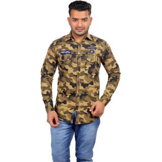 Pinjar Military Camouflage Khaki Shirt