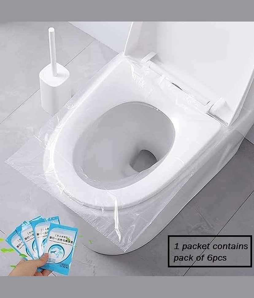 Toilet Seat Covers Disposable Travel Pack (Set of 6)