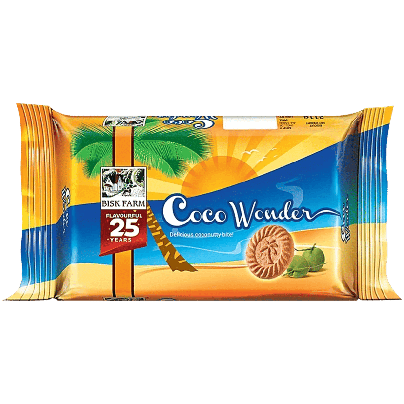 Bisk Farm Coco Wonder Biscuit, 140 g Pouch - Bisk Farm Coco Wonder Biscuit, 140 g Pouch view 2
