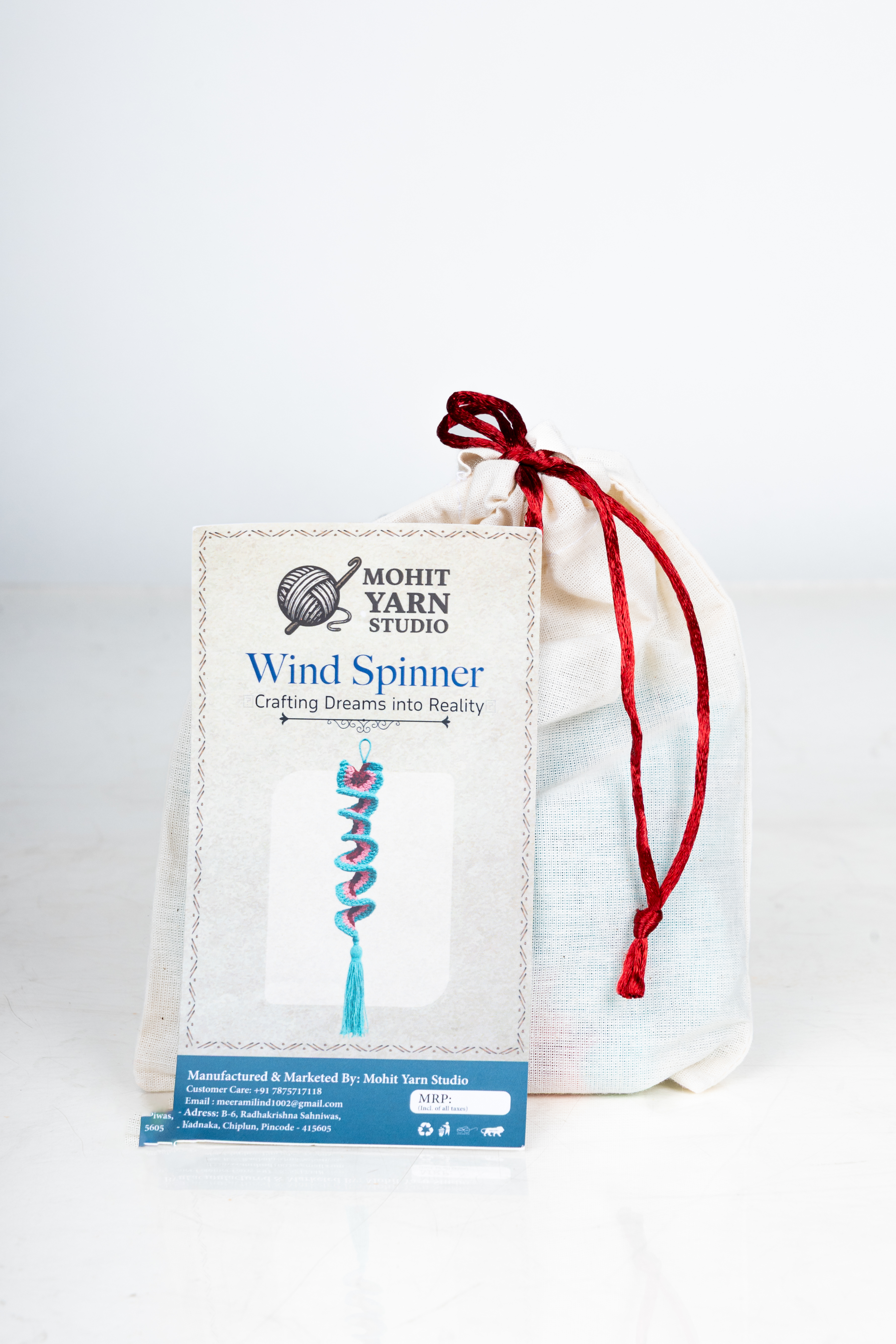 Handcrafted Woolen Wind Spinner | Handmade Hanging Home & Balcony Décor.