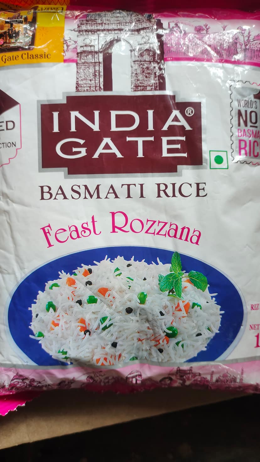 India gate basmati rice feast rozzana