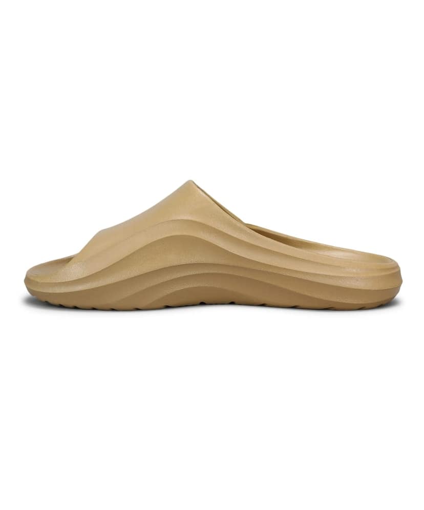 Paragon Men's Watreproof Beige Sliders with Comfortable Anti-Skid Sole view 3
