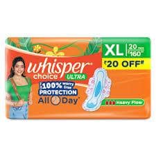 WHISPER ULTRA CHOICE 20PADS