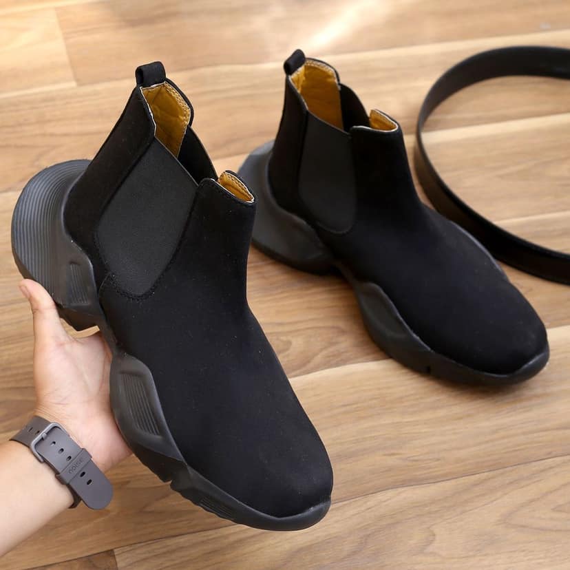 Bxxy's Designer Slip-on Boots For Men view 3