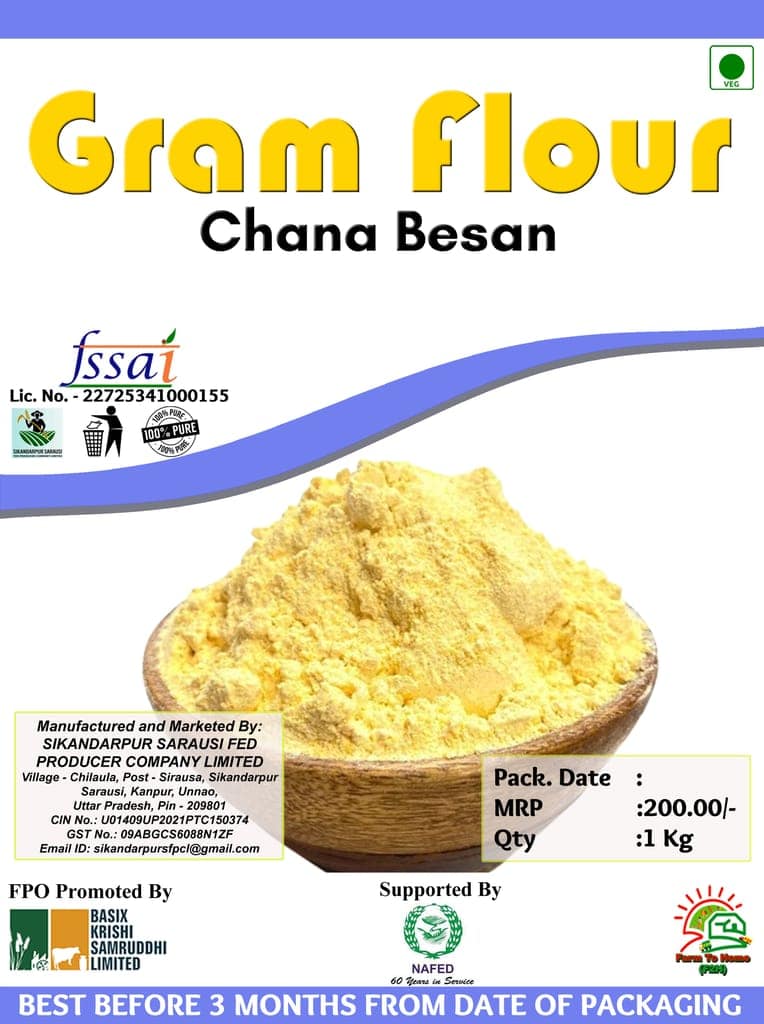 Gram Flour | Chana Besan | 1Kg view 3