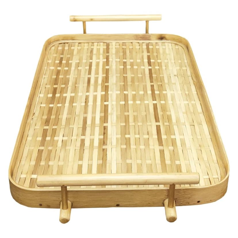 Handmade Bamboo Tray - Big by Garvi Gurjari view 2