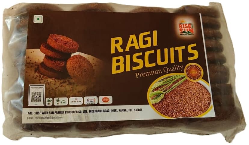 Preniun Quality Ragi Millet Cookies - 250gm view 4