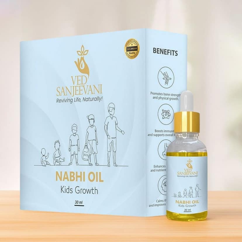 Ved Sanjeevani Nabhi Oil for Kids Growth (30ML / 1 Pc)