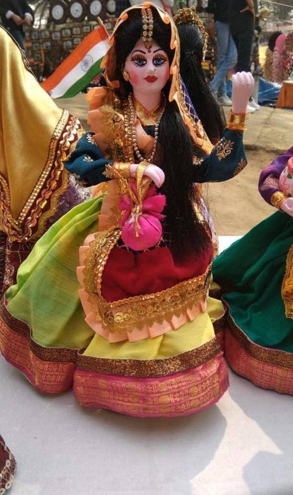 Doll Made with Wooden Bamboo