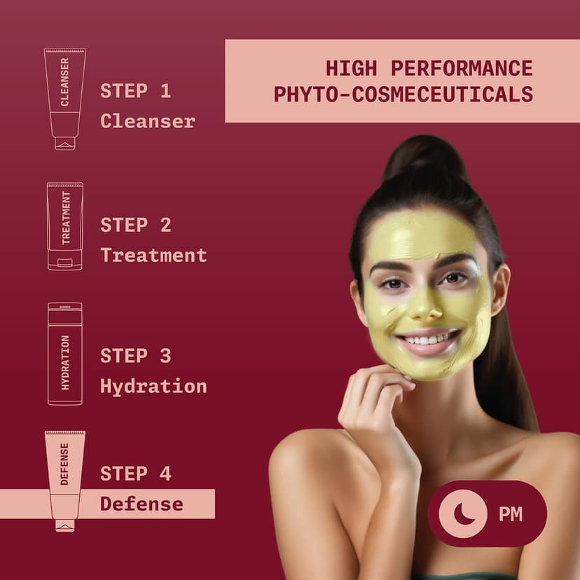 Ningen Fuller's Earth (Multani Mitti) Facial Glow Mask I Infused with Fenugreek and Indian Gooseberry Extracts I Dermatologically Tested, Paraben Free I For Softer and Fuller Skin I 100g view 4