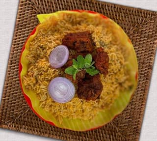 Chicken 65 biryani