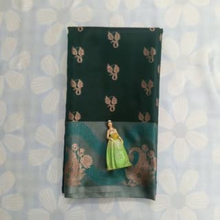 Tussar Silk Saree with Blouse