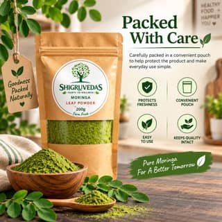 Shigruvedas Moringa Leaf Powder – 100 g | 100% Natural