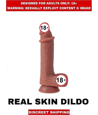 FEMALE ADULT SEX TOYS REALISTIC NATURAL SKIN SILICONE DILDO WITH SUCTION CUP For Female